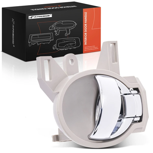 Front Driver or Rear Driver Gray & Chrome Interior Door Handle for Nissan Versa Cube