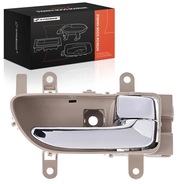 Front Passenger or Rear Passenger Chrome Beige Interior Door Handle for Nissan Murano