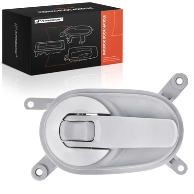 Front Passenger Gray with Chrome trim Interior Door Handle