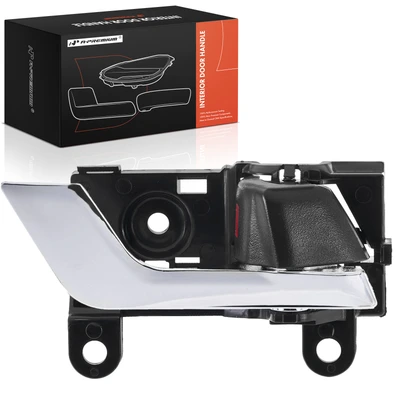 Front Passenger or Rear Passenger Black Interior Door Handle