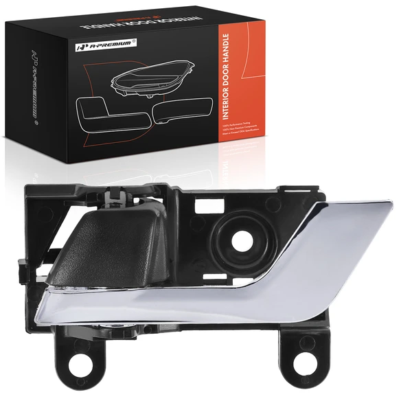 Front Driver or Rear Driver Chrome & Beige Interior Door Handle for Toyota Highlander 08-13