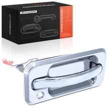 Front Passenger Upgraded Chrome Finish Exterior Door Handle with Keyhole for 2003-2009 Hummer H2