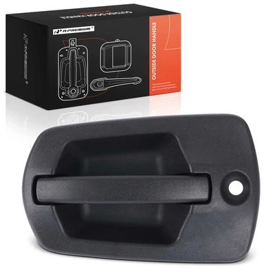 Front Driver Texture Black Exterior Door Handle