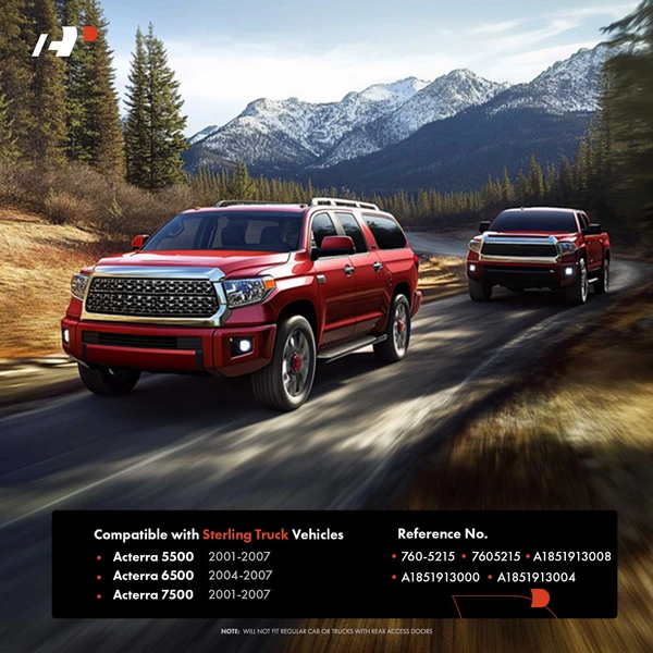 Front Driver Black Outside Door Handle for Sterling Truck Acterra 5500 6500 7500