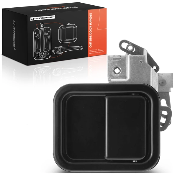 Front Driver Black Exterior Door Handle for Mack MR 1981-2007 MRU 2008-2016