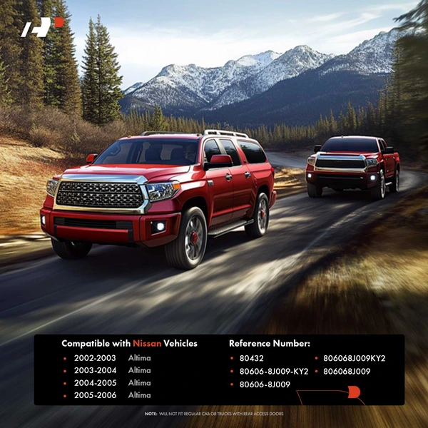 Front Passenger Deep Gray Exterior Door Handle for Nissan Altima 2002-2006 KY2