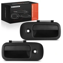 2 Pcs Front & Rear Black Exterior Door Handle for 2005-2008 Isuzu HVR