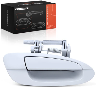 Front Passenger Pearl White Exterior Door Handle
