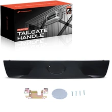 Black 202 Tailgate Hatchdoor Handle Garnish with Metal Sticker for 2005-2010 Scion tC