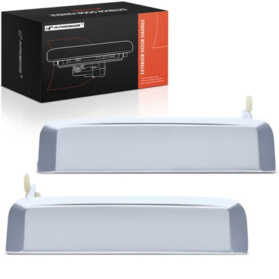 2 Pcs Front Chrome Exterior Door Handle