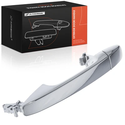 Rear Driver or Passenger Chrome Exterior Door Handle with Cover