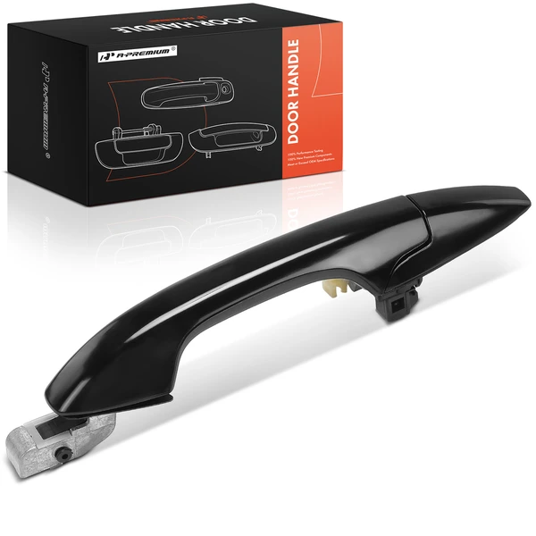 Rear Driver Smooth Black Exterior Door Handle for Honda CR-V 2007-2011 L4 2.4L