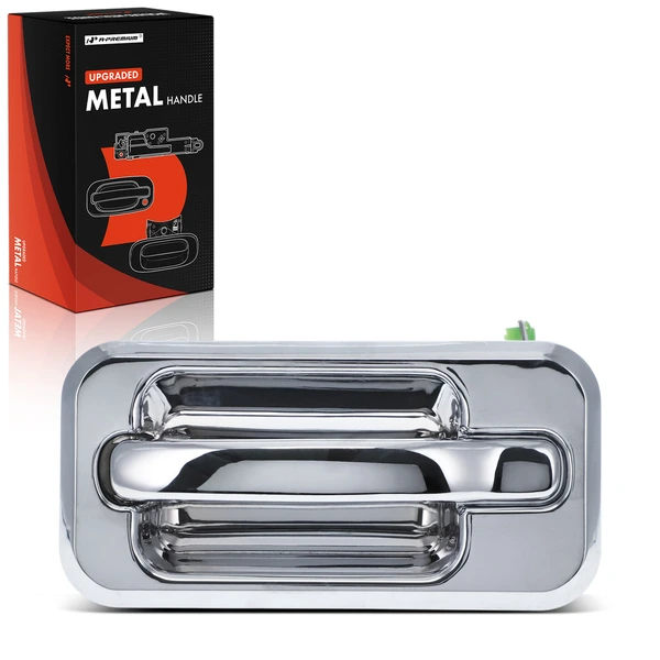 Rear Driver Upgraded Metal Chrome Exterior Door Handle for 2003-2009 Hummer H2