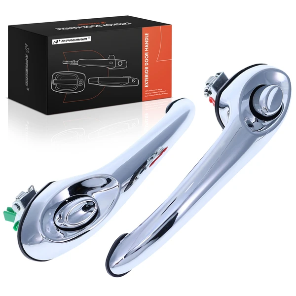 2 Pcs Front Chrome Exterior Door Handle for Chrysler PT Cruiser 2001-2010 L4 2.4L