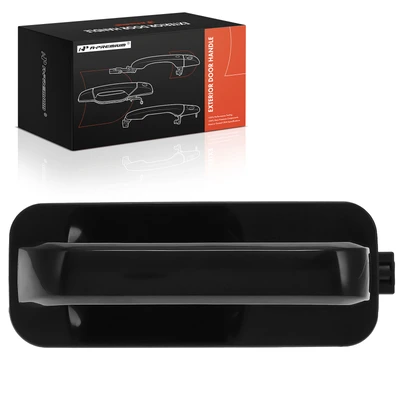 Smooth Black Exterior Door Handle