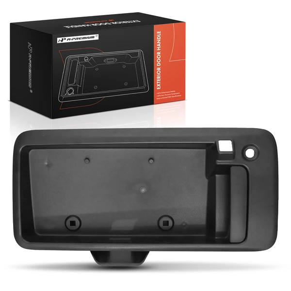 Passenger Rear Cargo Textured Black Exterior Door Handle for Chevrolet GMC 13-21