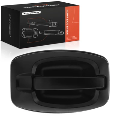 Front Passenger Black Exterior Door Handle