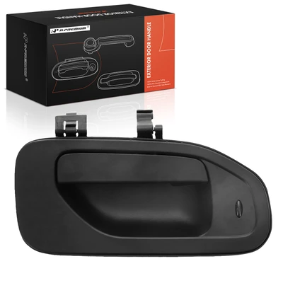 Front Passenger Texture Black Exterior Door Handle