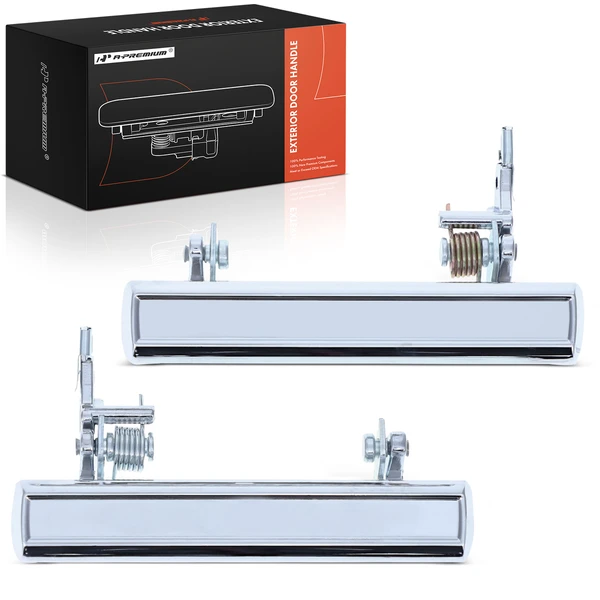 2 Pcs Front Chrome Exterior Door Handle for 1970-1981 Pontiac Firebird