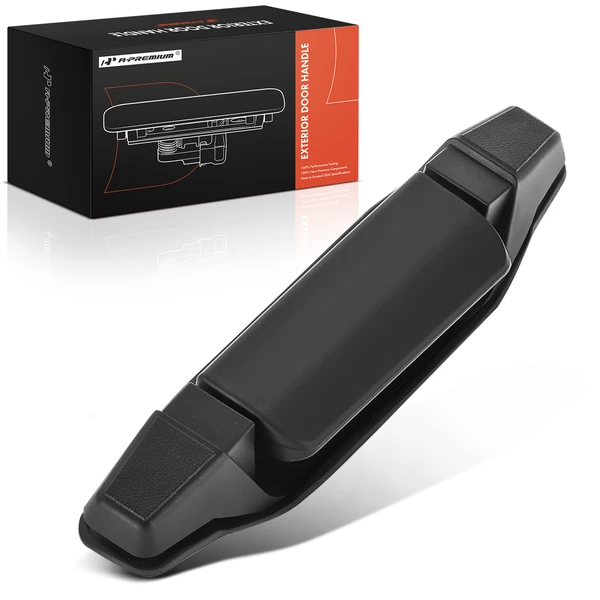 Front Driver Smooth Black Exterior Door Handle for Ford Aerostar 1989-1997