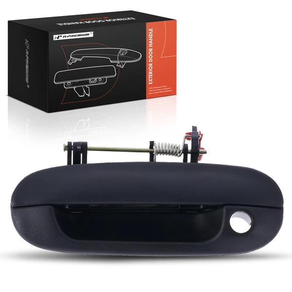 Front Driver Black Exterior Door Handle with key hole for 2004-2005 GMC Envoy XUV