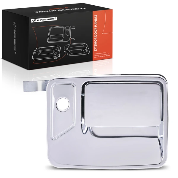 Front Passenger Chrome Exterior Door Handle for Ford E-350 E-450 F-350 Super Duty