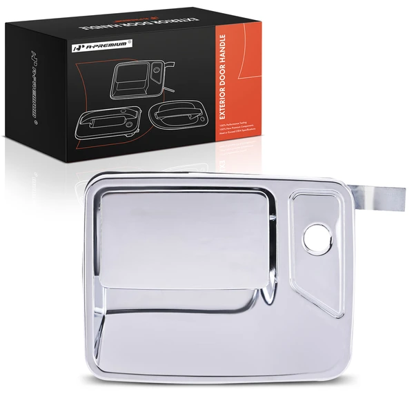 Front Driver Chrome Exterior Door Handle for 1999-2016 Ford F-550 Super Duty