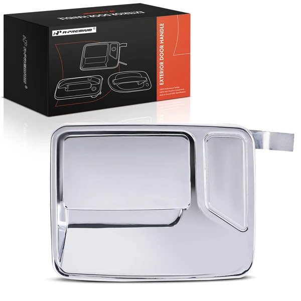 Rear Driver Chrome Exterior Door Handle for 1999-2016 Ford F-550 Super Duty