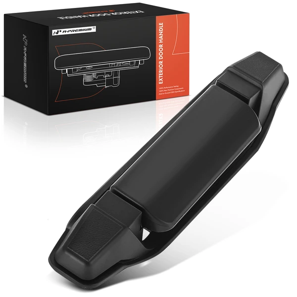 Front Passenger Smooth Black Exterior Door Handle for Ford Aerostar 1989-1997