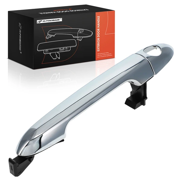 Driver or Passenger Chrome Exterior Door Handle for 2012-2017 Kia Rio