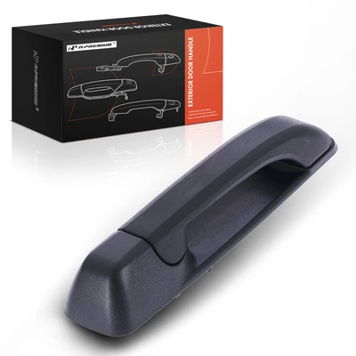 Front Passenger Black Exterior Door Handle
