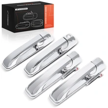 4 Pcs Upgraded Chrome Finish Exterior Door Handle for 2019-2024 Ram 1500 Classic