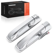 2 Pcs Front Driver & Passenger Upgraded Chrome Finish Exterior Door Handle for 2019-2024 Ram 1500 Classic