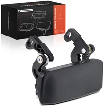 Front Smooth Black Exterior Door Handle
