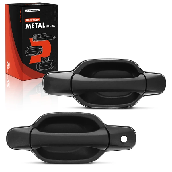 2 Pcs Front Upgraded Metal Exterior Door Handle for Chevrolet Colorado GMC Canyon