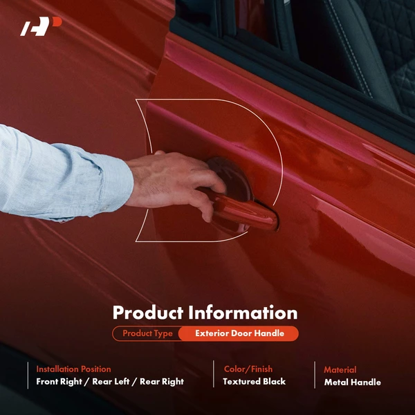 Upgraded Metal Exterior Door Handle for Toyota Tundra 07-19