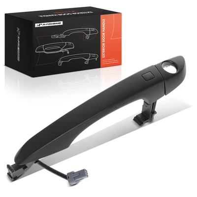 Front Driver Exterior Door Handle with Keyhole & Cover