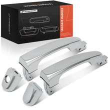 2 Pcs Front Chrome Exterior Door Handle with Keyhole for 2005-2010 Kia Sportage