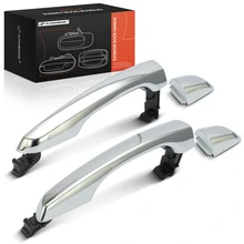 2 Pcs Rear Chrome Exterior Door Handle