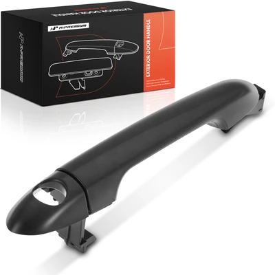 Front Driver Side Primed Exterior Door Handle with Keyhole