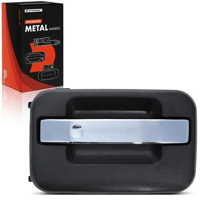 Upgraded Metal Front Passenger Exterior Door Handle with Chrome Lever