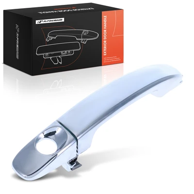 Front Driver Upgraded Chrome Exterior Door Handle with Keyhole