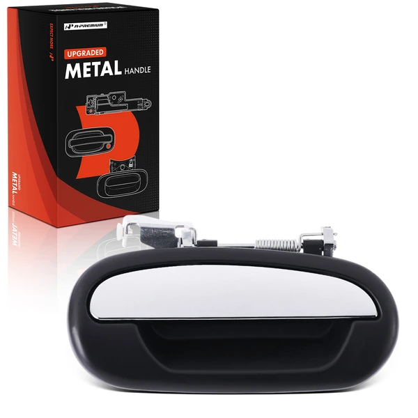 Rear Passenger Upgraded Metal Exterior Door Handle for Lincoln Navigator 1998-2002