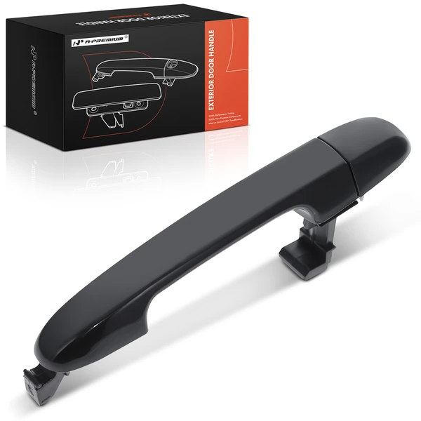 Front Passenger Black Exterior Door Handle for Hyundai Elantra Genesis Coupe