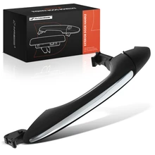 Front Passenger or Rear Driver or Passenger Black & Chrome Exterior Door Handle for 2014-2017 Kia Forte Koup