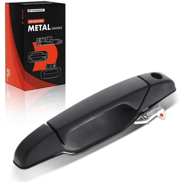 Front Passenger Upgraded Metal Exterior Door Handle with Keyhole for 2007-2014 GMC Sierra 2500 HD