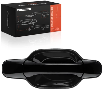 Rear Passenger Black Smooth Exterior Door Handle