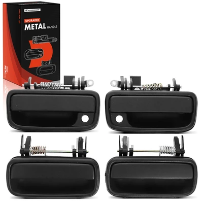 4 Pcs Front & Rear Upgraded Metal Exterior Door Handle