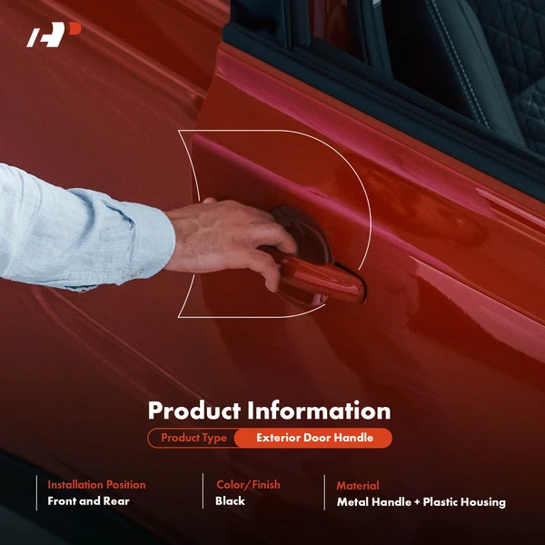 A-Premium APDHO1981TW Exterior Door Handle Front & Rear