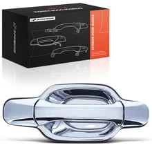 Rear Passenger Chrome Exterior Door Handle for 2004-2012 Chevrolet Colorado